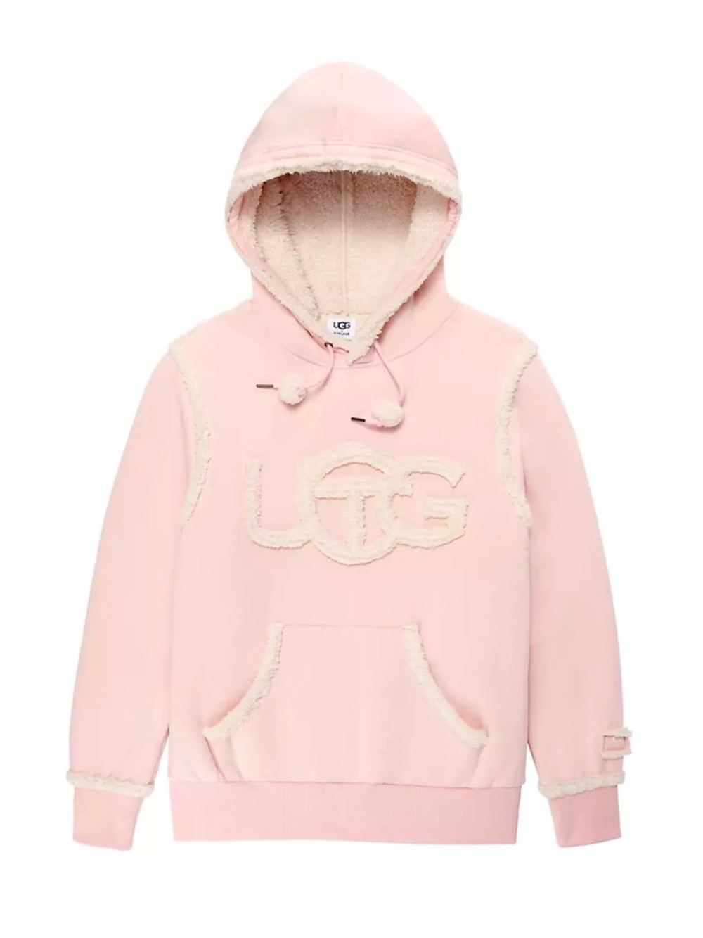 RARE telfar x ugg sherpa fleece hoodie